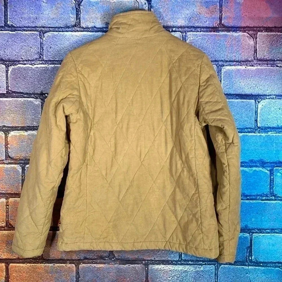 Cherokee Quilted Jacket Tan Medium - Picture 6 of 6